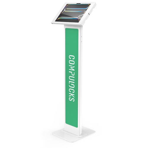Braccio di supporto per tablet PC - iPad Pro M4/iPad Air M2 2024 Enclosure Brandable Floor Stand - Maclocks / Compulocks - a pavimento