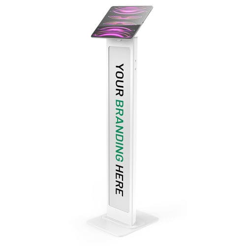 Braccio di supporto per tablet PC - Brandable Floor Stand with Invisible Universal Tablet Mount - Maclocks / Compulocks - a pavimento