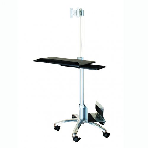 Carrello informatico per pannello PC - 130A-1 - Diwei Industrial Co., Ltd. - ad altezza regolabile