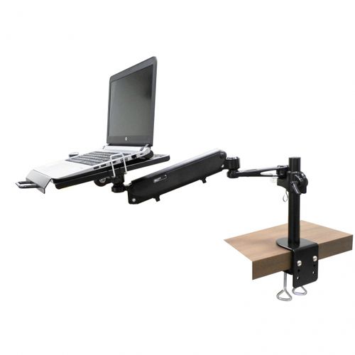 Braccio di supporto articolato - 854DB - Diwei Industrial Co., Ltd. - inclinabile / per computer portatile / da tavolo