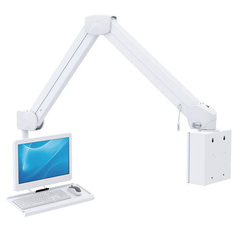 Braccio di supporto articolato - 980CA-2 - Diwei Industrial Co., Ltd. - inclinabile / ad altezza regolabile / per monitor LCD