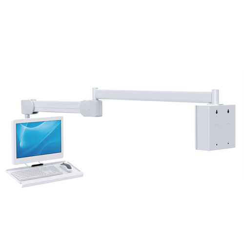 Braccio di supporto inclinabile - 981CA-2 - Diwei Industrial Co., Ltd. - ad altezza regolabile / pieghevole / per monitor LCD