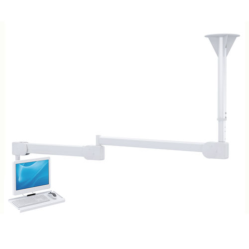 Braccio di supporto articolato - 982CA-2 - Diwei Industrial Co., Ltd. - inclinabile / ad altezza regolabile / per monitor LCD