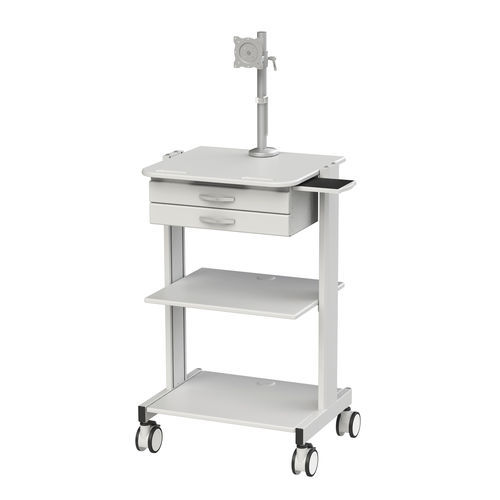 Carrello per schermi di dispositivi medici - 904AA - Diwei Industrial Co., Ltd. - medico / con supporto per computer portatile / modulare