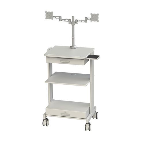 Carrello per schermi di dispositivi medici - 904BA - Diwei Industrial Co., Ltd. - medico / con supporto per computer portatile / modulare