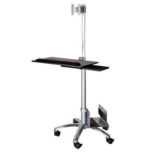 Carrello informatico per pannello PC - 130A-1 - Diwei Industrial Co., Ltd. - ad altezza regolabile