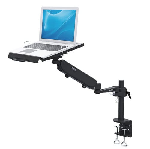 Braccio di supporto articolato - 854DB - Diwei Industrial Co., Ltd. - inclinabile / per computer portatile / da tavolo