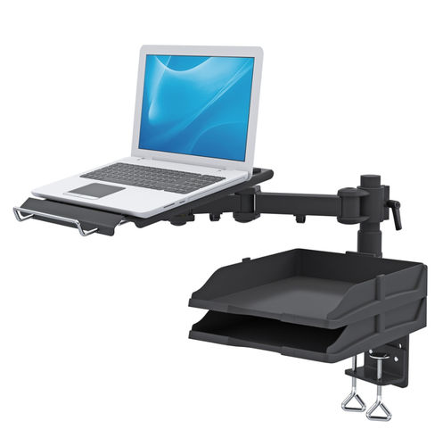 Braccio di supporto per computer portatile - 3350B - Diwei Industrial Co., Ltd. - da tavolo / con supporto per tastiera
