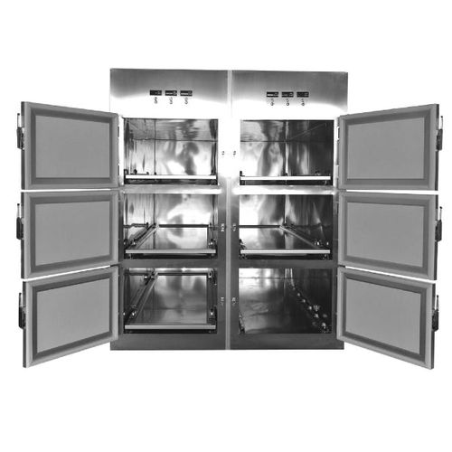 Cella mortuaria per barelle mortuarie - Slaughter Supply LLC - 6 salme / 6 porte