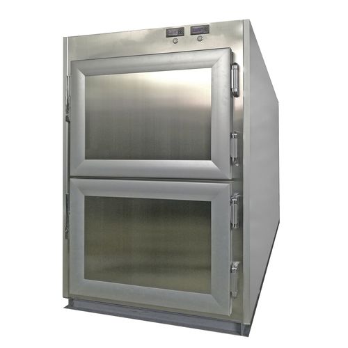 Cella mortuaria frigorifera per barelle mortuarie - Slaughter Supply LLC - 2 salme / a doppia porta