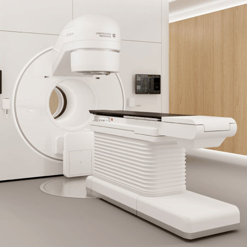 Acceleratore lineare di particelle radioterapia guidata dalle immagini - uRT-linac 506c - Shanghai United Imaging - con tavolo di posizionamento robotizzato / con scanner a raggi X integrato / con collimatore multilamellare (MLC)