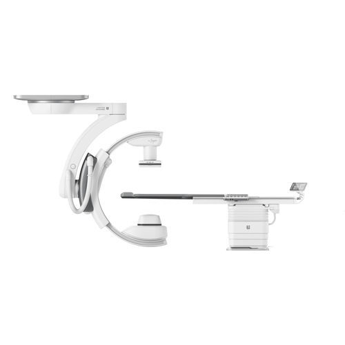 Amplificatore di brillanza a soffitto - uAngio&reg; AVIVA CX - Shanghai United Imaging - con sensore piano / con video monitor integrato