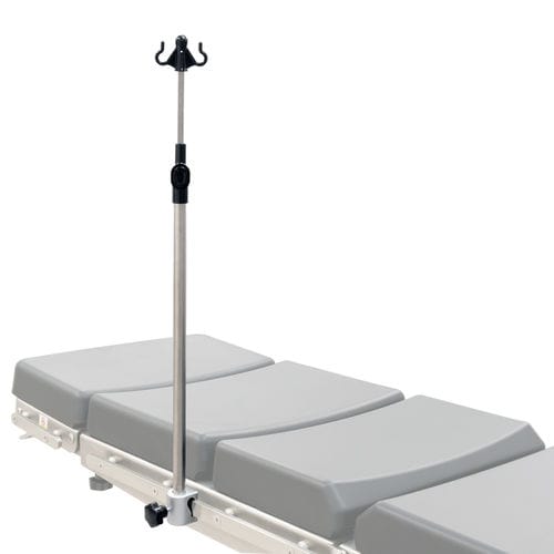 Asta portaflebo per lettino da visita - OT60.05 - Inspital Medical Technology - 2 ganci / in acciaio inossidabile