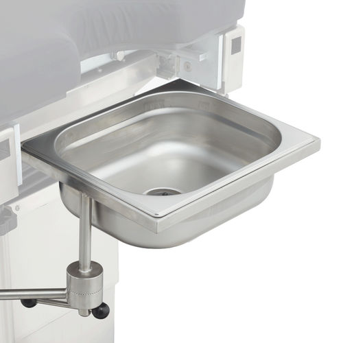 Porta-catino per poltrona da visita - OT60.11 - Inspital Medical Technology - in acciaio inossidabile