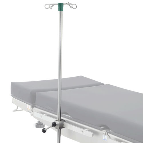 Asta portaflebo 4 ganci - OT60.06 - Inspital Medical Technology - ad altezza regolabile / in acciaio inossidabile