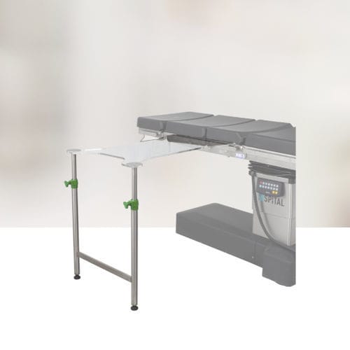 Poggiabraccia per tavolo operatorio - OT60.39 - Inspital Medical Technology - in acciaio inossidabile