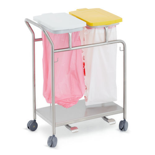 Carrello ospedaliero - AB90.98 - Inspital Medical Technology - in acciaio inossidabile / con piano di appoggio / con sacco
