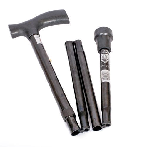Bastone da passeggio con impugnatura a T - 650 - Advanced Orthopaedics - ad altezza regolabile / pieghevole