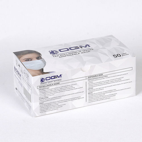 Mascherina chirurgica in polipropilene - 2014 - ORMED GRUP MEDİCAL - per adulti / scatola da 50 pezzi / blu