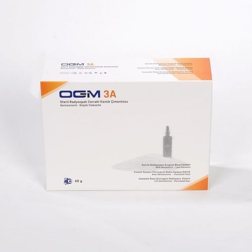 Cemento osseo per chirurgia ortopedica - OGM3A 40 - ORMED GRUP MEDİCAL