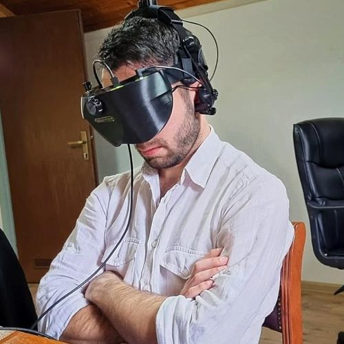 Occhiali VR immersiva -  NeuroOptima - ZARYA - per riabilitazione cognitiva / per gestione dell’ansia / per la gestione della depressione