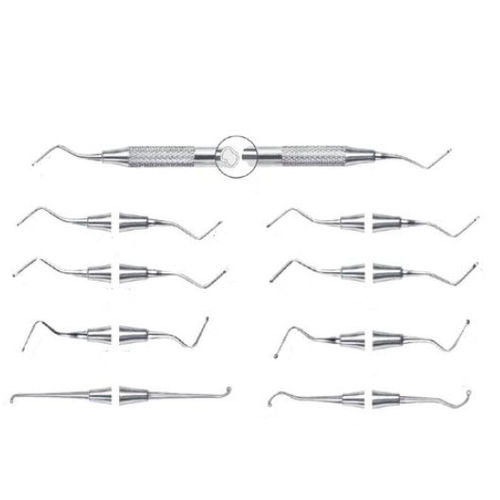 Escavatore odontoiatrico doppio - J+K Chirurgische Instrumente