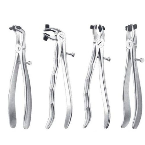 Pinza per rimozione di corone dentali - 12-49-007 - 010 - J+K Chirurgische Instrumente