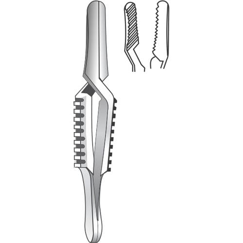 Pinza da presa - 05-25 series - J+K Chirurgische Instrumente - clamp / per sutura / dentellata