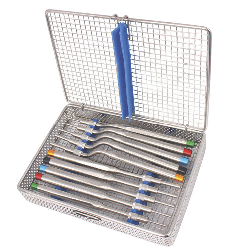 Kit d'osteotomi dritto - 22-107-085 - J+K Chirurgische Instrumente - curvo / odontoiatrico