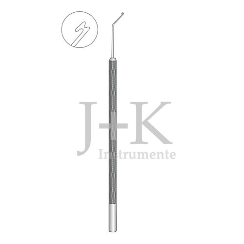 Uncino chirurgico per iris -  (E2-2001) - J+K Chirurgische Instrumente