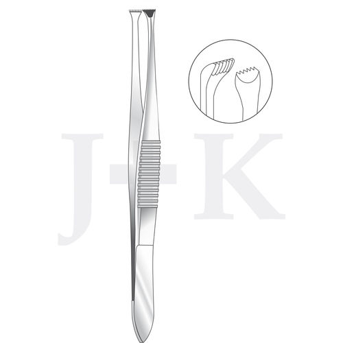 Micro pinza per oftalmologia - Graefe (e3-3067) - J+K Chirurgische Instrumente - da presa / dritto / in acciaio inossidabile