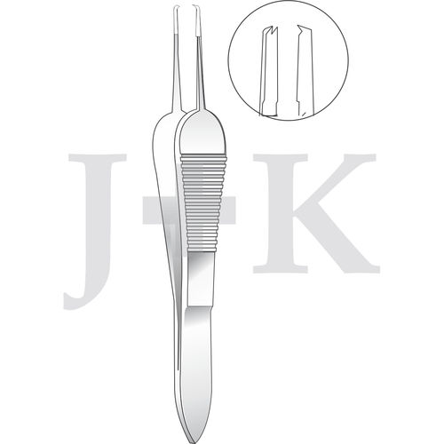 Micro pinza per oftalmologia - E3-3073 - J+K Chirurgische Instrumente - per sutura / in acciaio inossidabile