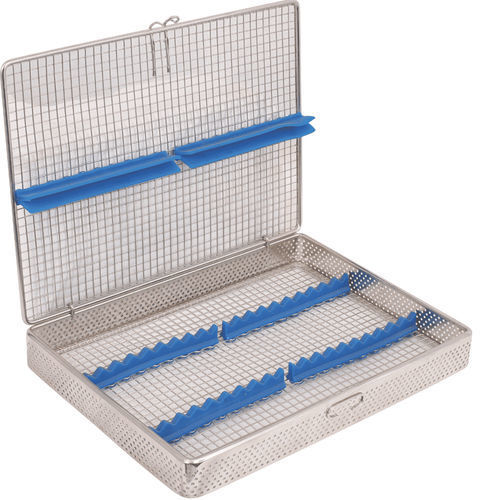 Vassoio di sterilizzazione per strumenti - 18-98-103 - J+K Chirurgische Instrumente - con griglia