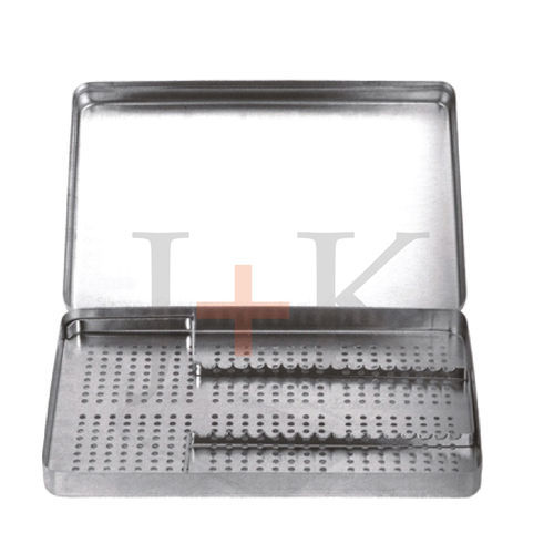Vassoio di sterilizzazione per strumenti - 18-98-011  - J+K Chirurgische Instrumente - perforato