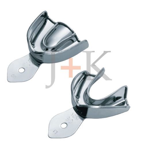 Cucchiaio d'impronta dentale superiore - J+K Chirurgische Instrumente - inferiore / non perforato