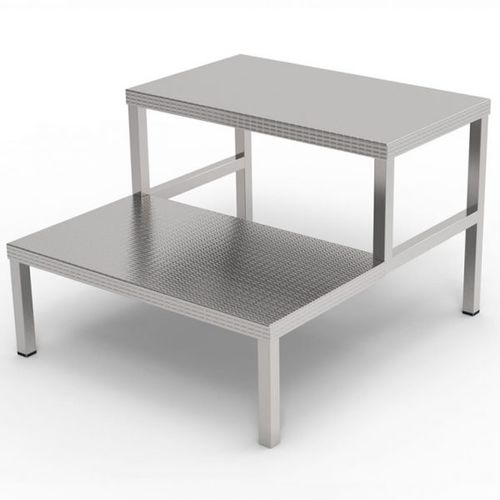 Predellino 2 gradini - 23322 series - Adexte - in acciaio inossidabile / antiscivolo