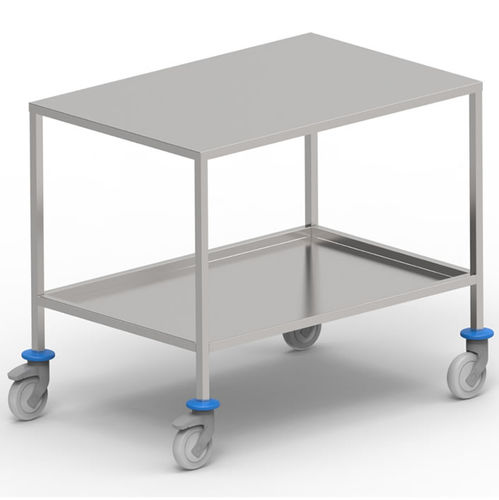 Carrello portastrumenti - 233237  - Adexte - di pulizia / in acciaio inossidabile / 2 ripiani
