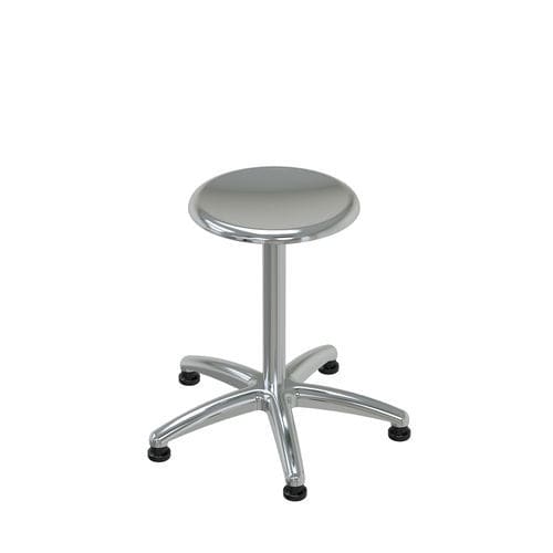 Sgabello per struttura sanitaria - 108318 - Adexte - ad altezza regolabile / grigio