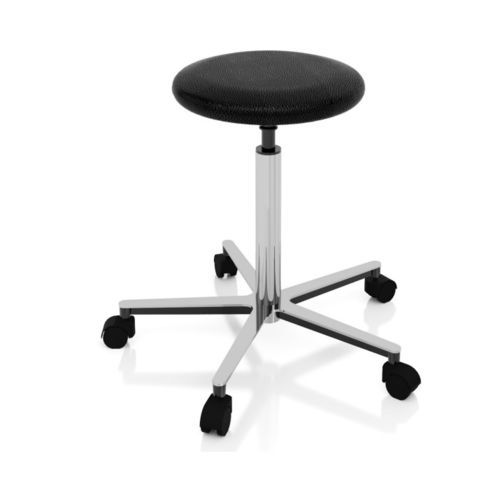 Sgabello per struttura sanitaria - 108324 - Adexte - ad altezza regolabile / nero