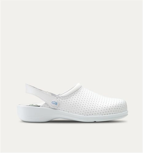 Zoccolo unisex - Alfa - Feliz Caminar - antiscivolo / bianco