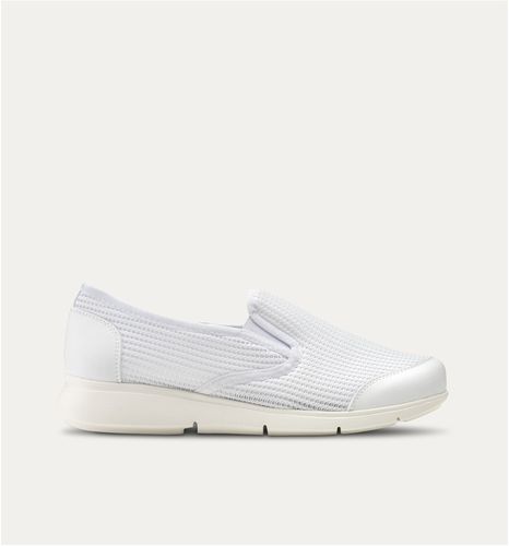 Calzatura sanitaria unisex - Martina - Feliz Caminar - impermeabile / antiscivolo / bianca