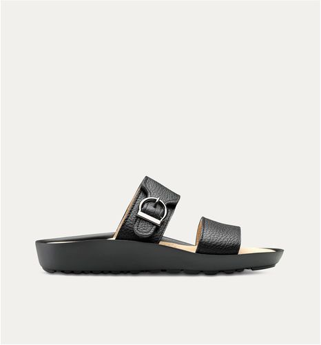 Zoccolo per donna - Sana 18302 - Feliz Caminar - antiscivolo / bianco / nero