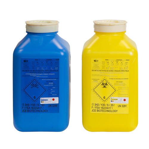 Contenitore per rifiuti - MULTIWAY SYSTEM® - JCE BIOTECHNOLOGY - in polietilene