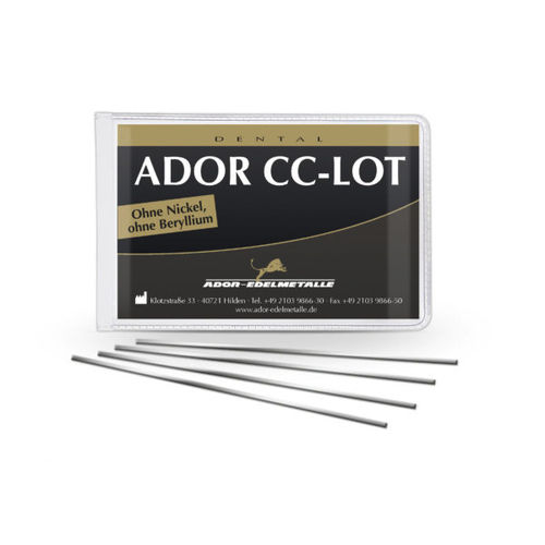 Materiale odontoiatrico in metallo - ADORBOND CC - Ador-Edelmetalle GmbH - in lega / da colata