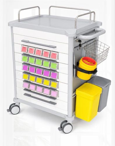Carrello ospedaliero - GRACE EFFINITY 008 - (UAB) "MEDICINOS GIJA" - per farmaci / per apparecchio / per trattamenti