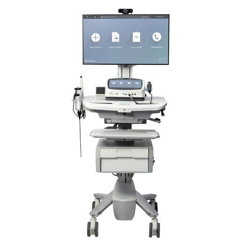 Carrello per telemedicina con cassetti - Visionflex