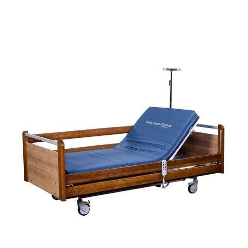 Letto da ospedale - AD-1247 - DUMAN HOSPITAL FURNITURE - elettrico / con rotelle / a 2 sezioni