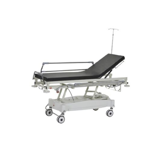 Barella con carrello da trasporto - AD-227.K - DUMAN HOSPITAL FURNITURE - manuale / con schienale regolabile / a 2 sezioni