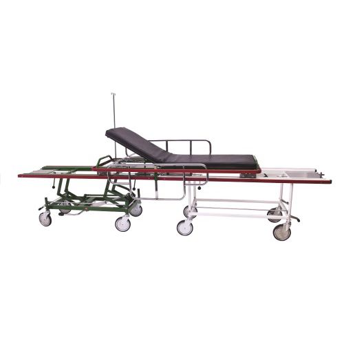 Barella con carrello di trasferimento - AD-227/FH10 - DUMAN HOSPITAL FURNITURE - idraulica / con schienale regolabile / 2 sezioni