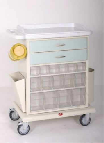 Carrello medico - AD-219.A  - DUMAN HOSPITAL FURNITURE - portamedicinali / di trasporto / 2 cassetti